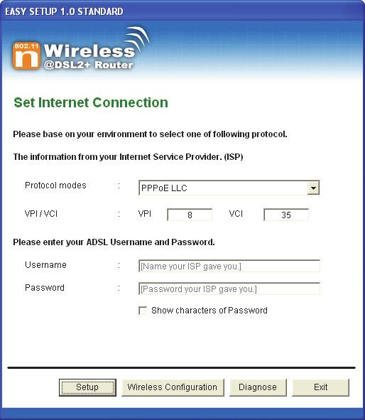 Wireless ADSL2+ Router User s Guide 10.