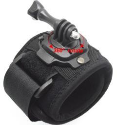 GP127L 360-degree Rotation, HQS Creative Glovestyle Mount for SJ4000+GoPro Hero 3+/3/2/1, Size: