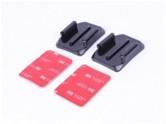 adhesive pads, for SJ4000+ GoPro Hero 3+/3/2/1 6 GP11 2 X Curved