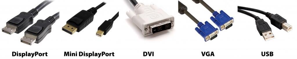 Monitor Connectors VGA Old School basic video HDMI Best overall digital standard cable carries audio & video