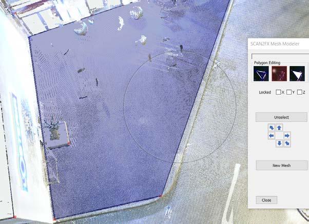 Now CTRL + click somewhere else on the point cloud to move it.