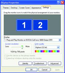 English 3.1.6. Display Properties pages To access Display Properties pages, right-click the GBT icon on the taskbar and select Display Properties or right-click on Desktop and then select Properties.
