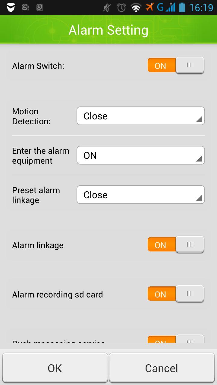 9.2 External alarm Open the safety protection, set