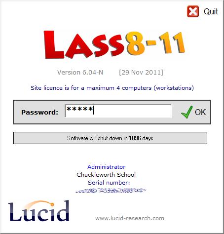 The default administrator s password is always printed on the software CD face.