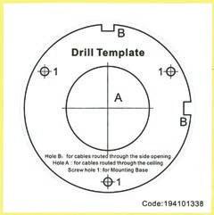 hardware Video test adapter cable Drill template This instruction guide What you need To install the camera, you will need: Camera drop cable connectors Terminal polarity 12 Vdc or 24 Vac power