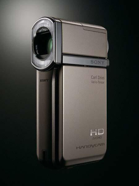 Press Release Sony Unveils Pure Titanium Full HD Handycam with New 16GB Internal Memory The new Handycam HDR-TG5 greatly extends recording capacity with its 16GB internal memory, and sports a sleeker