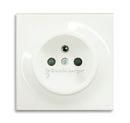 impuls Busch-Protector SCHUKO socket outlet 1 ) 2 ) With overvoltage protection. With integrated and external signalling contact.