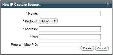 Using Administrative Tools to Configure a Standalone Cisco MXE 3500 The IP Capture Configuration page is used by administrators to add, edit, or delete an IP capture source.