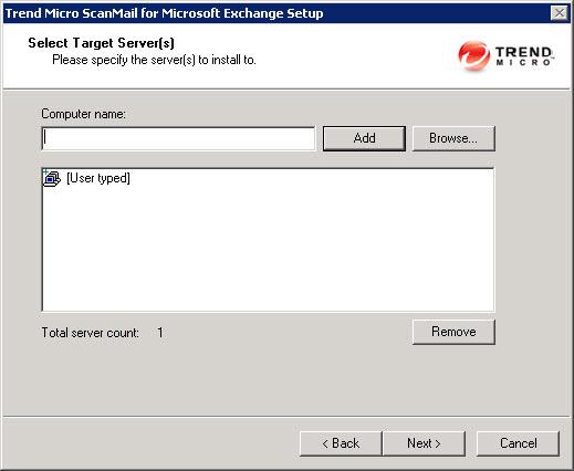 ScanMail for Microsoft Exchange 11.0 Installation an