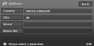 English Confirm the position of the place found with the Set Location menu screen or Place menu screen, then set the destination.
