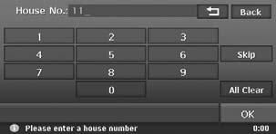 Outline of Destination Entering Procedures 11.Touch the [House No.] key. The house number input screen is displayed. 14.Touch the [Start] key. The route guidance will be started.