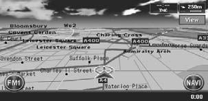 16), Changing the map appearance (P. 16) 2D Map 3D Map The 2D map is a map screen represented to the plane just like the map of atlases.