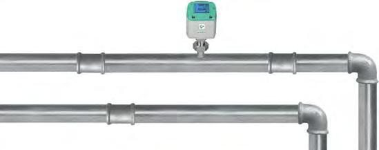 A bypass line is not necessary. The alignment pin grants an accurate installation of the measuring device.