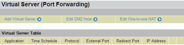 Virtual Server ( Port Forwarding ) 802.