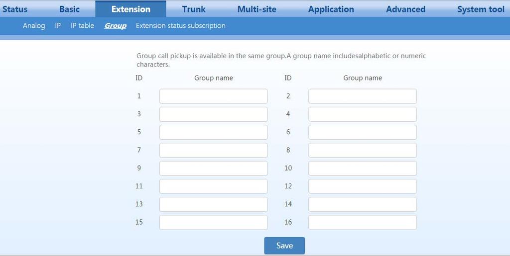 OM20/50 Series Document Administrator Manual 3.4.6 Group-Call Pickup The group-call pickup function allows users in the same group to pick up incoming calls for each other.
