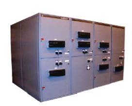 Switchgear Assemblies containing electrical switching, protection, metering and management devices. Used in three-phase, high-power industrial, commercial and utility applications.