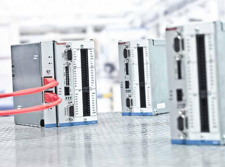 6 Openness HACD-2X: Flexible standard hydraulic control Rexroth expands the proven HACD-2X family by Ethernet-capable variants.