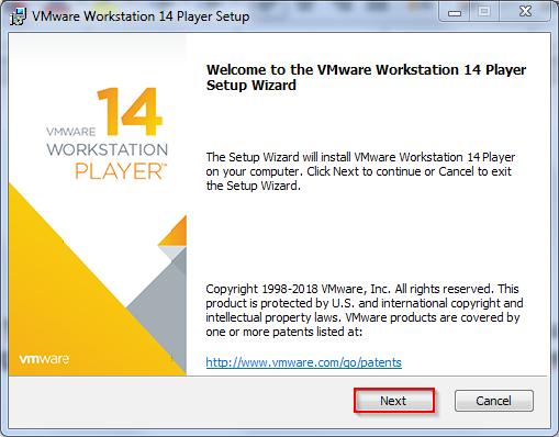 Step 4: Double Click on downloaded file Vmware-player-14.1.2-8497320.