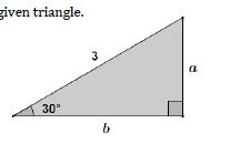 Start by drawing the similar right triangle from the previous page: 2.  3.