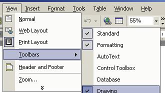 Step 17: Basic graphics can also be done on Microsoft Word. To make graphics you need to use the graphics tool bar.
