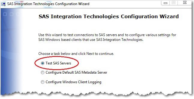 ENSURE A CONNECTION TO THE SAS SERVER It is important to understand that SAS Enterprise Guide does not function the same way that the SAS windowing environment does.