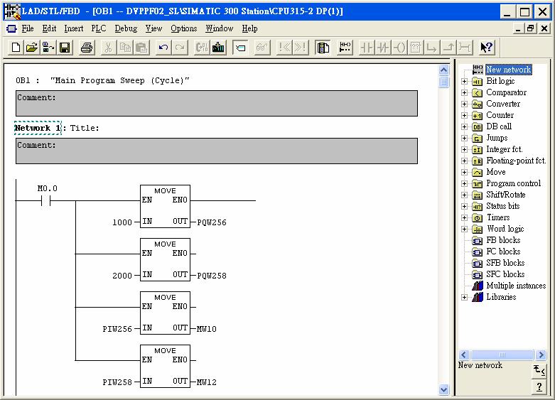 The program for slave Compile the program by Delta WPLSoft software. See the software help document for details.