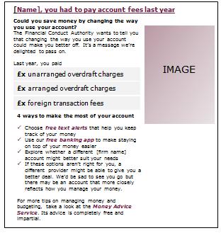 3. PERSONAL ACCOUNT PILOT FINDINGS PCA Account Engagement Prompts Account engagement prompts were designed to prompt consumers to actively consider how they use their account, the charges they incur,
