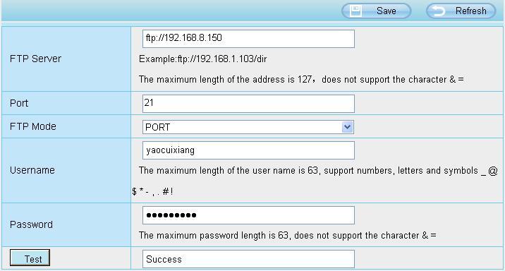 Figure a Figure b FTP server: If your FTP server is located on the LAN, you can set as Figure a.