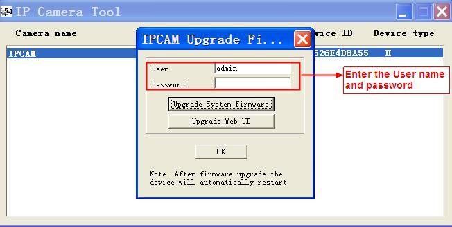 choose the firmware file, and upgrade.