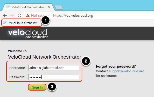 Configure the Edge Device From the Windows desktop, click on the Internet browser (in this case, google chrome) to access VCO.