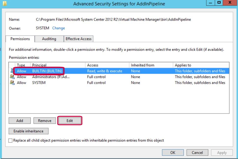 Installing the NetBackup Add-in for SCVMM Installation message: Add-in cannot be