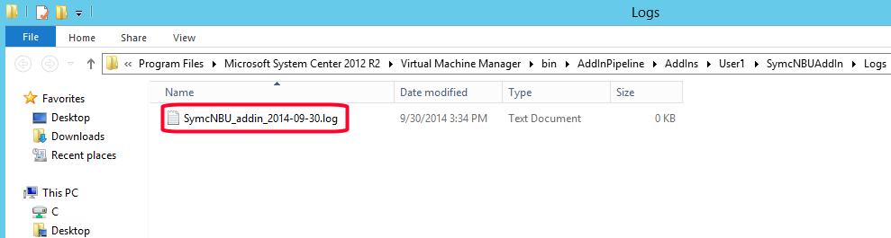 The log files are shown as follows: Note: The logs are