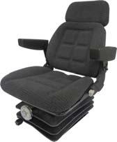 AFTERMARKET NEW PARTS SEATS WN-FAA1214 Seat, Assembly, Kit Universal Fabric Seat W/ Arm & Upper Back Rests, Air Ride, Horizontal Isolator Fits Various Models: Case: 1070, 1170, 1270, 1370, 1570,