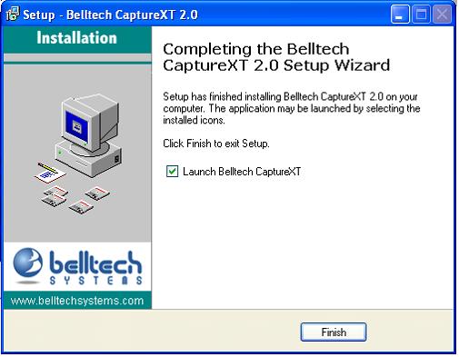 Installation and Uninstallation Installation System Requirement: Your system must meet these specifications in order to run Belltech CaptureXT. Windows 98, Windows NT 4.