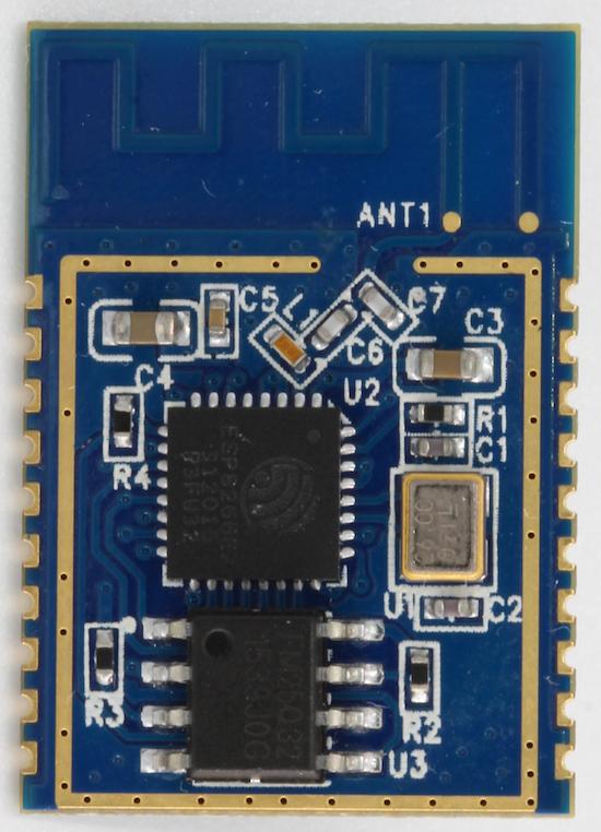 Note: For more information on ESP8266EX, please refer to ESP8266EX Datasheet. The module size is 16 mm x 23 mm x 3 mm (see Figure 1-1).