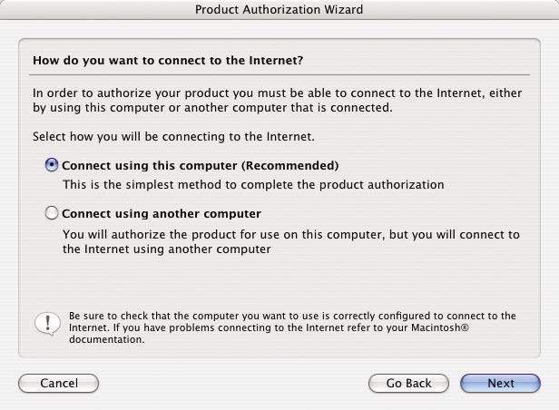 Authorization/Reauthorization Now the Wizard will ask you if you are requesting an Authorization Code for the first time, or if you intend on reauthorizing your software with an Authorization Code