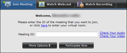 Participating in a Scopia Desktop Videoconference You start unscheduled (ad-hoc) and scheduled videoconferences in the same way.