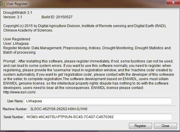 MANUAL DROUGHTWATCH SYSTEM 1.
