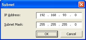 For VMnet3 set the IP address range to 192.168.93.