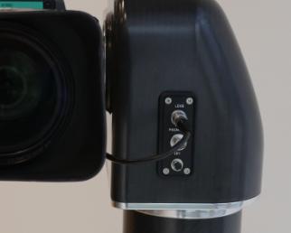 In such configuration the Robyhead D1 and the camera form a single unit for the control panels, so that the control panel provides full control of the head and image parameters at the same time.