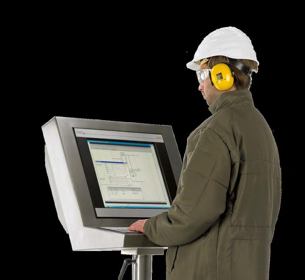 Companies require three components for classic HMI to be available throughout all potentially explosive areas: 1. Software, to monitor, maintain and operate machinery and plant directly on site.