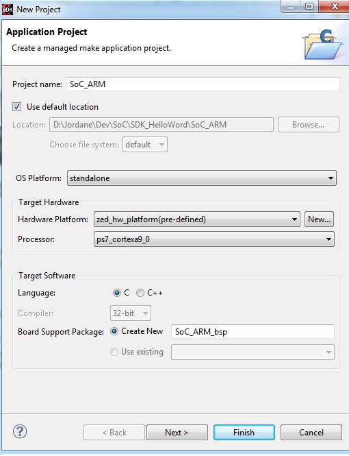 3) Configure your project
