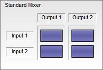 Application Examples Control Level CC-1 Remote CC-1 Remote Source Music Player PowerShare Editor Software Settings Standard Mixer Configure the Standard Mixer block to sum stereo Inputs 1 and 2 to