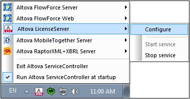 3.4 Start MobileTogether Server 29 Start MobileTogether Server In order to run MobileTogether Server, it must be started as a service. How to do this described below.