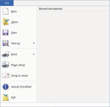 PRINTER PRINTING IN A WINDOWS ENVIRONMENT The following example explains how to print an A4 size document from "WordPad", which is a standard accessory
