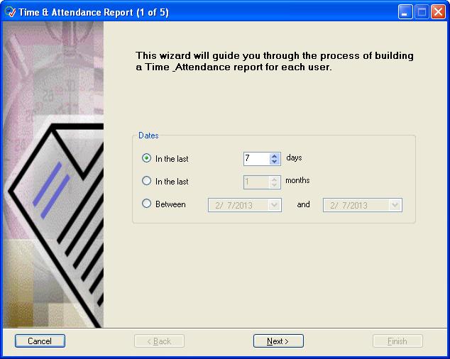 Time & Attendance Reports 6. Time & Attendance Reports The Reports option allows you to produce a Time & Attendance report.