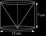 CBSE X Mathematics 01 Solution (SET 1) Q3. From a solid cylinder of height 7 cm and base diameter 1 cm, a conical cavity of same height and same base diameter is hollowed out.