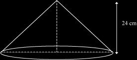 Volume of sand in the cylindrical bucket = Volume of sand in conical heap 1 πr1 h1 π r h 3 1 π18 3 πr 4 3 1 π18 3 π r 4 3 318 3 r 18 4 4 r = 18 = 36 cm Slant height = 36 4 1 (3 ) 1 13 cm Therefore,