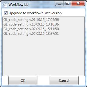 3.3.3 Upgrading Batches The Upgrade Batch button allows upgrading the batch to the most recent version, upgrading to a specific production version, or even downgrading to an older production version