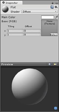 Textures, Shaders, and Materials 45 FIGURE 3.6 Two materials with different shaders.